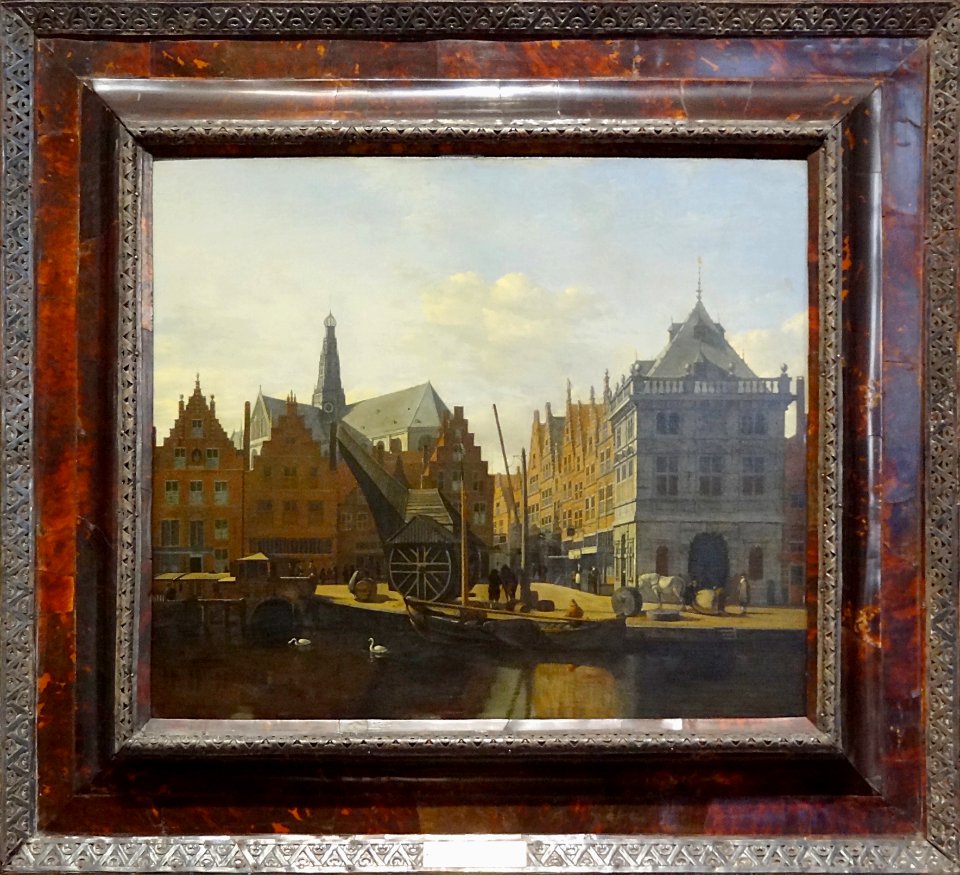 "Vue de la Spaarne à Haarlem", Gerri Berkheide. Musée de l…