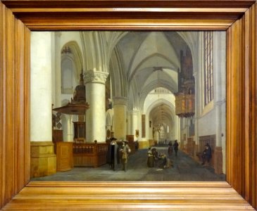 "Intérieur de l'église Saint Bavon à Haarlem", Job Berkhei…