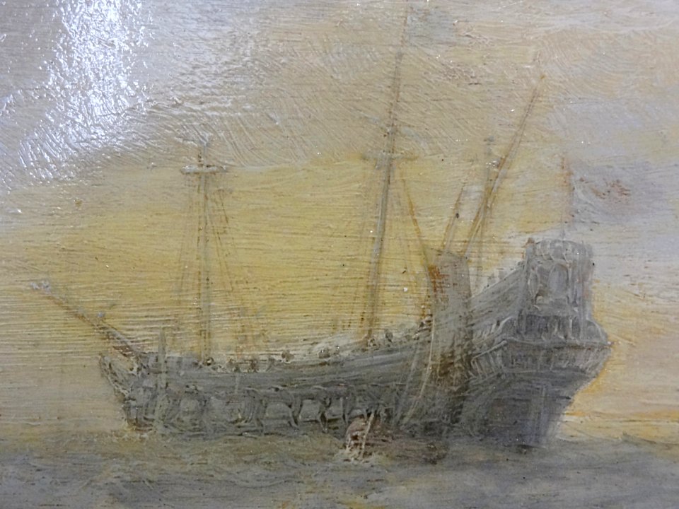 "Marine" (détail), Simon Jacobsz de Vlieger. Musée de la C…