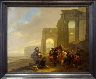 "Scène de rue dans des ruines romaines", Jan Both. Musée d…