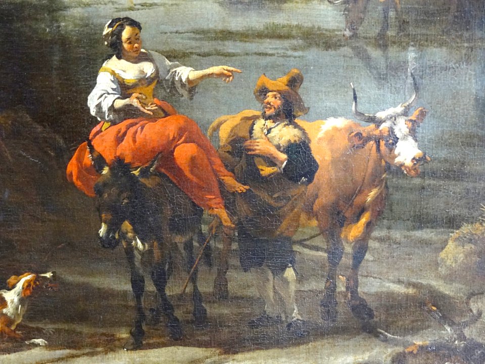 "La forêt" (détail), Jacob van Ruisdael. Musée de la Chart…