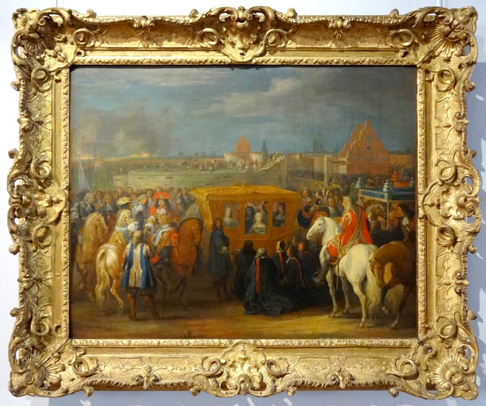 "Entrée de Louis XIV à Douai" (esquisse), Frans Adam van d…