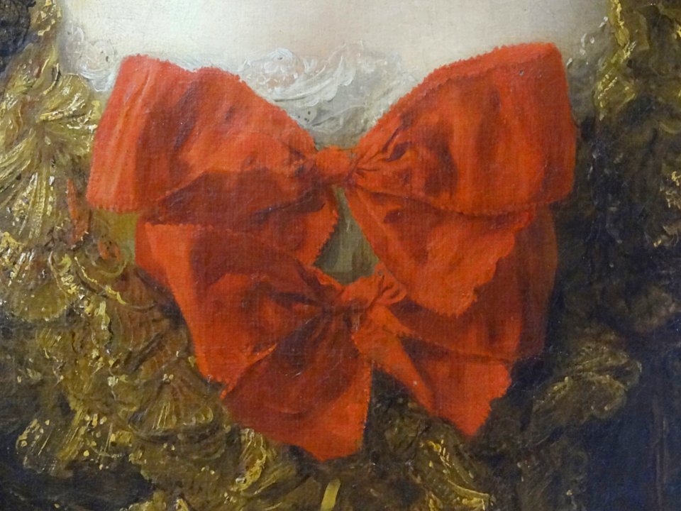 Détail de "Portrait de femme" (Madame de Dreux-Brézé), Jea…