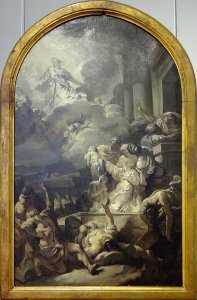 "Le miracle des ardents" (esquisse), Gabriel-François Doye…