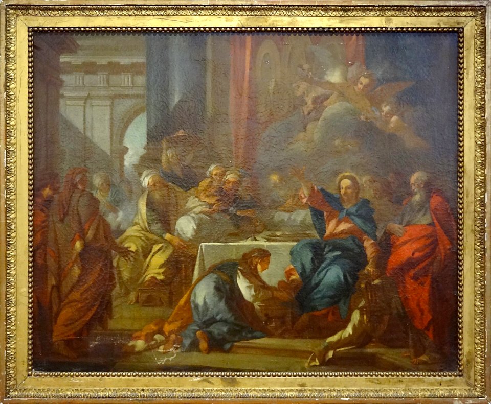"Le Repas chez Simon le Pharisien" ou "La Madeleine lavant…