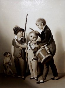 "Mes petits soldats", Louis-Léopold Boilly. Musée de la Ch…