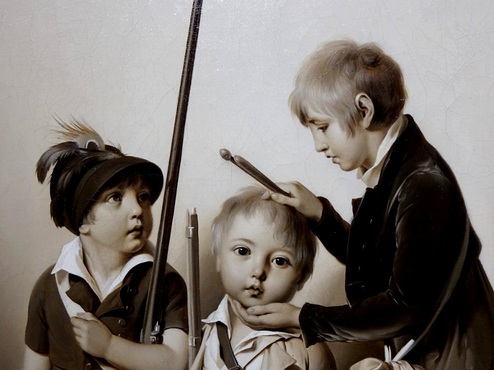 "Mes petits soldats" (détail), Louis-Léopold Boilly. Musée…