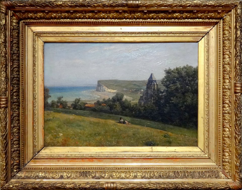 "Vue du Tréport", Constant Dutilleux. Musée de la Chartreu…