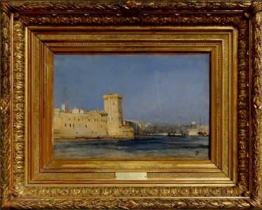 "Un fort au bord de la mer", Eugène Isabey. Musée de la Ch…