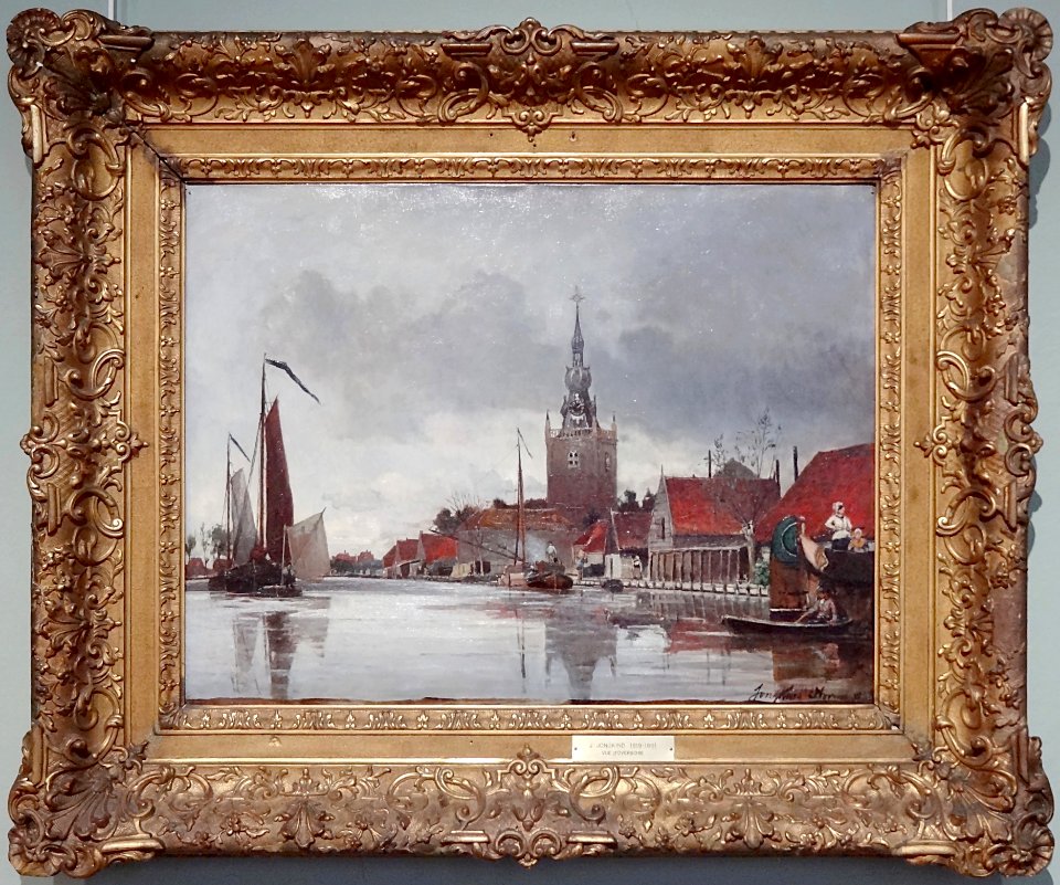 "Vue d'Overshie", Johan Barthold Jongkind. Musée de la Cha…