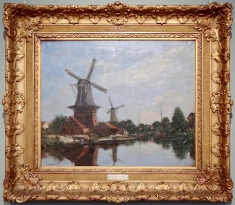 "Un moulin en Hollande", Eugène Boudin. Musée de la Chartr…
