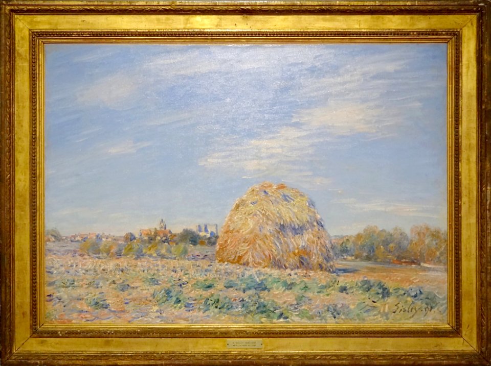 Meule au bord du Loing", Alfred Sisley. Musée de la Chartr…