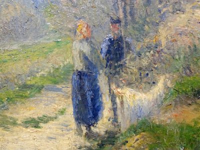 "La sente du Chou" (détail), Camille Pissarro. Musée de la…