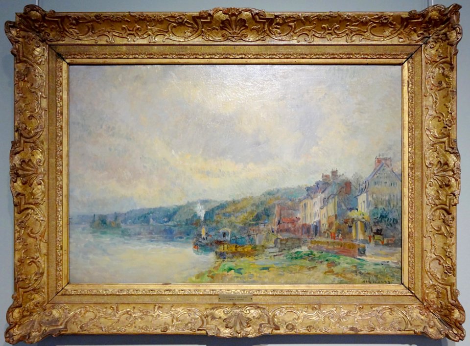 "La Seine à Croisset", Albert Lebourg. Musée de la Chartre…
