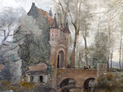"Le château de Wagnonville" (détail), Jean-Baptiste Camill…
