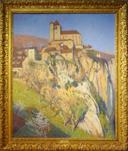"Vue de Saint-Circq-Lapopie", Henri Martin. Musée de la Ch…
