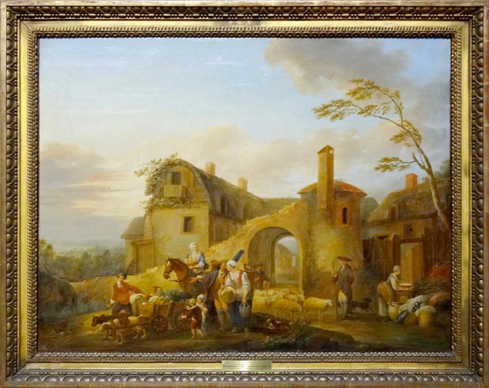 "Le matin", Louis Watteau, 1774. Musée des beaux-arts de V…