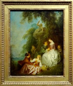 "Conversation dans un parc" ou "La pomme d'amour", Jean-Ba…