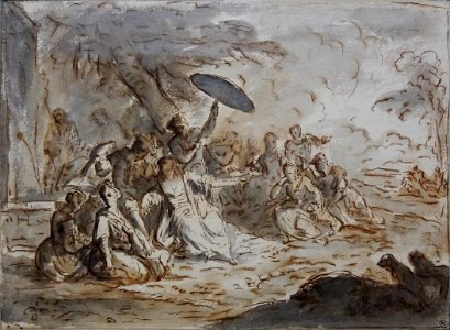 "Retour de chasse", Joseph Parrocel. Musée du Louvre, Pari…. Free illustration for personal and commercial use.