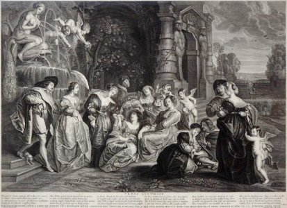 "Le jardin d'amour", Pierre Clouwet d'après Pierre Paul Ru…