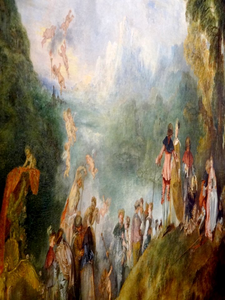 "Le pèlerinage à l'île de Cythère", d'Antoine Watteau. Une…