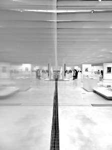 Louvre Lens, Galerie du temps, point de vue.