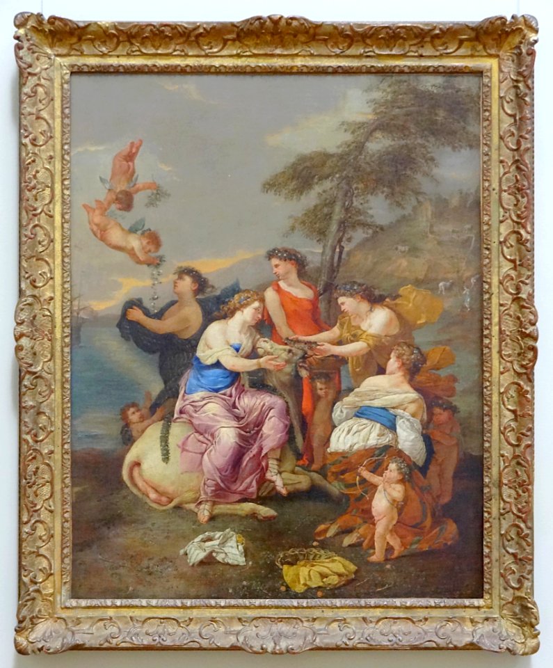 “L’Enlèvement d’Europe”, Andrea di Lione, 17ème siècle. Pa…