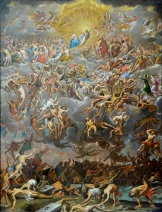 “Le Jugement dernier”, attribué à Carlo Saraceni, début du…