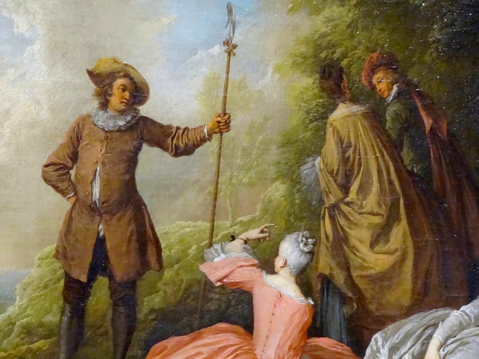 "Assemblée galante" (détail), Christian Wilhelm Ernst Diet…