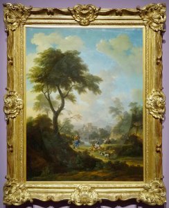 "Paysage avec rencontre galante près d'une fabrique", Mich…