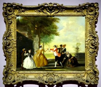 "Colin-maillard", Cornelis Troost. Rotterdam, musée Boyman…