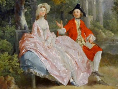 "Conversation dans un parc" (détail), Thomas Gainsborough,…