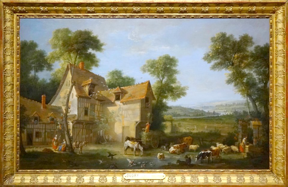 “La France” ou “L’agriculture”, Jean-Baptiste Oudry, 1750.…