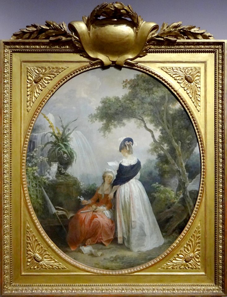 “La lecture”, Jean-Baptiste Hilair. Collections du musée d…