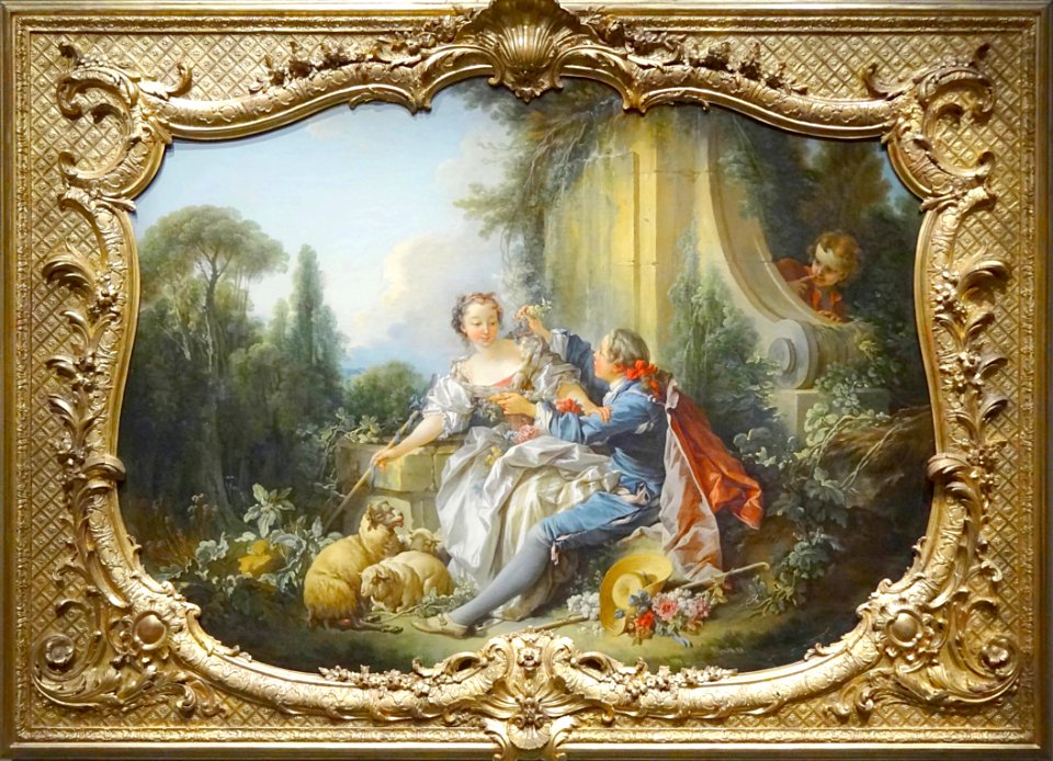 “Le pasteur galant”, François Boucher. Paris, Archives nat…