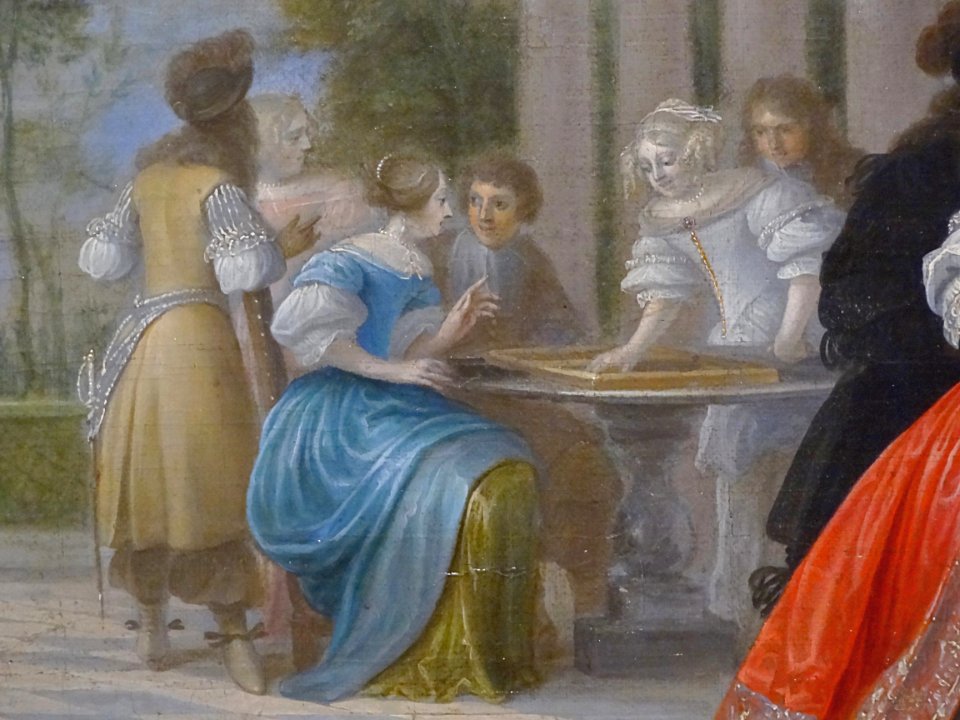 “Le jeu de la main chaude” (détail), Hieronymus Janssens, …