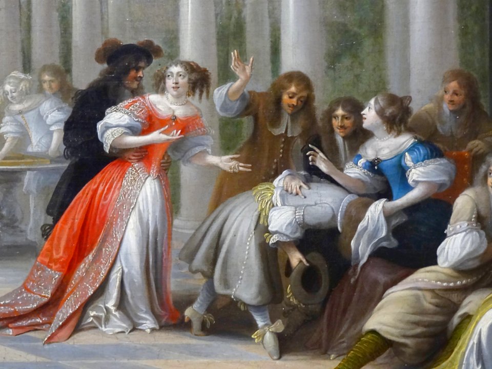 “Le jeu de la main chaude” (détail), Hieronymus Janssens, …