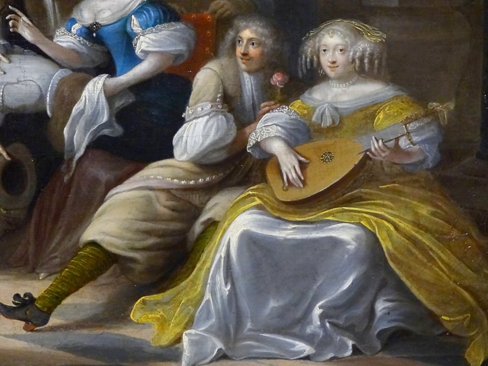 “Le jeu de la main chaude” (détail), Hieronymus Janssens, …