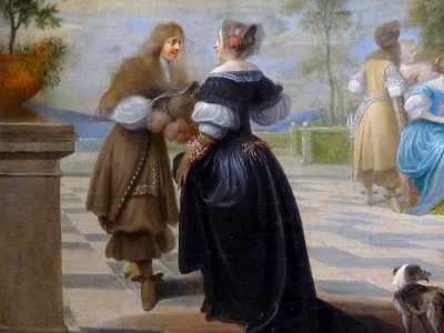 “Le jeu de la main chaude” (détail), Hieronymus Janssens, …