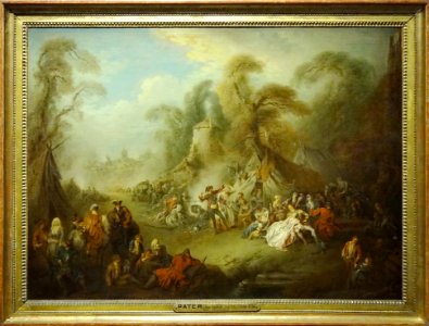 “Réjouissances de soldats”, Jean-Baptiste Pater, 1728. Col…