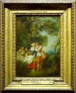 “La cage”, Nicolas Lancret. Collections du musée du Louvre…