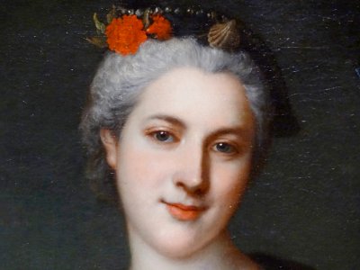 “Femme en costume de pèlerine” (détail), Attribué à Henri …