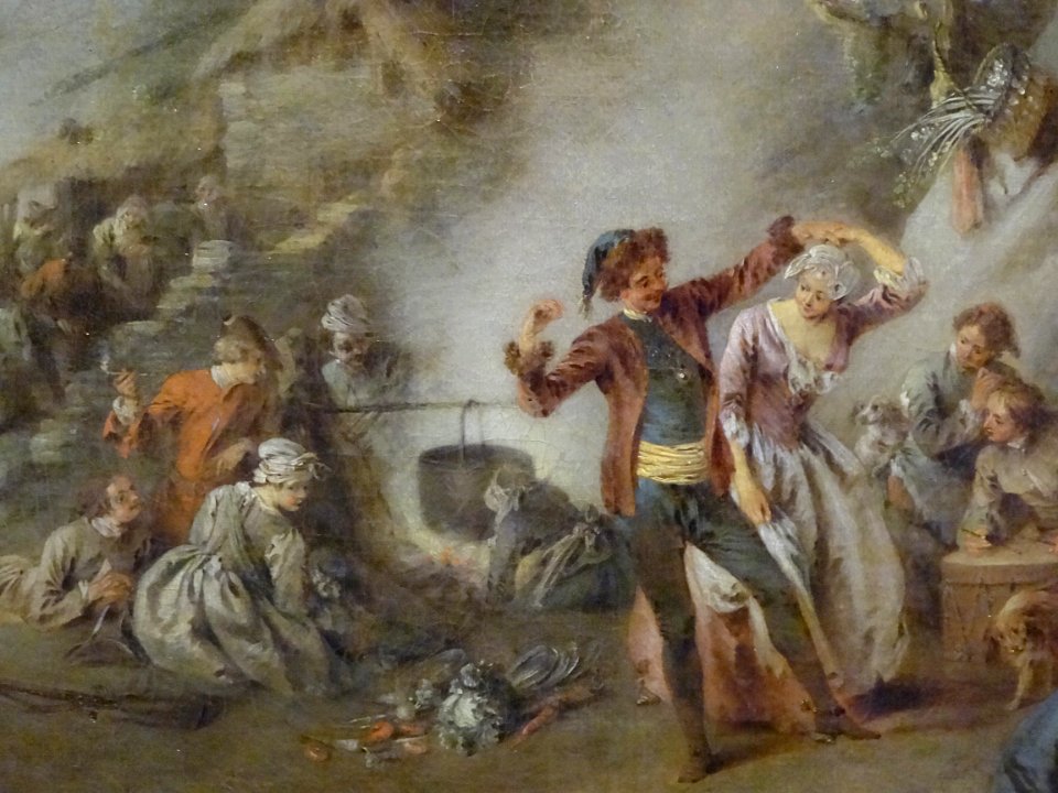 “Réjouissances de soldats” (détail), Jean-Baptiste Pater, …