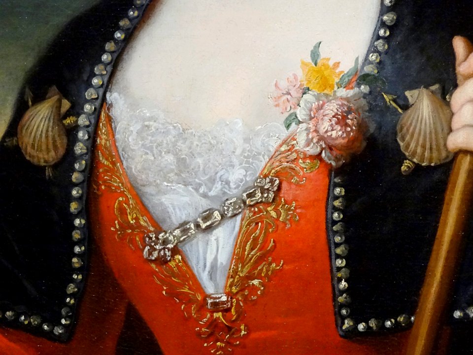 “Femme en costume de pèlerine” (détail), Attribué à Henri …