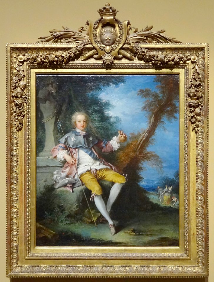 “Louis XV en habit de pèlerin de Saint-Jacques”, attribué …