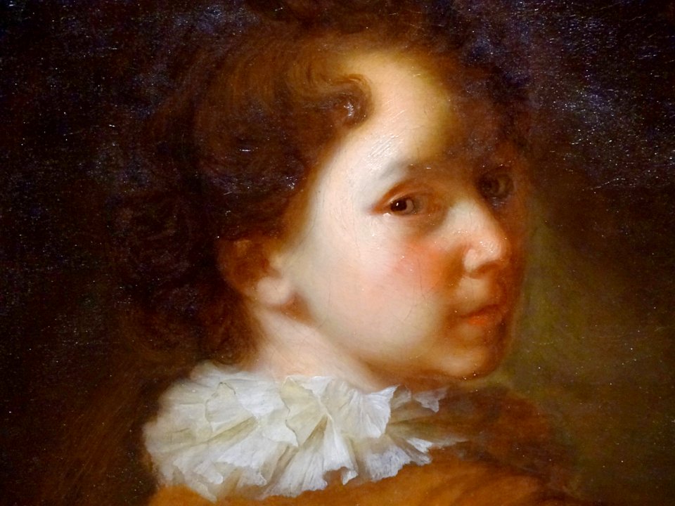 “Un jeune pèlerin” (détail), Alexis Grimou, 1732. Collecti…