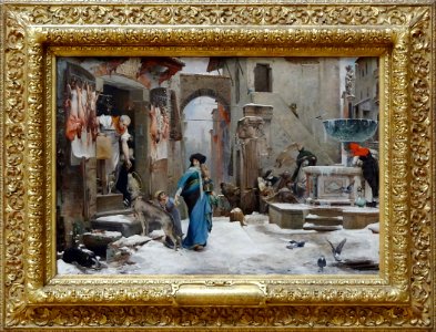 "Le loup d'Aggubio", Luc-Olivier Merson, Salon de 1878. Pa…