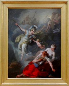 "Le combat de Minerve contre Mars", Joseph-Benoît Suvée, 1…