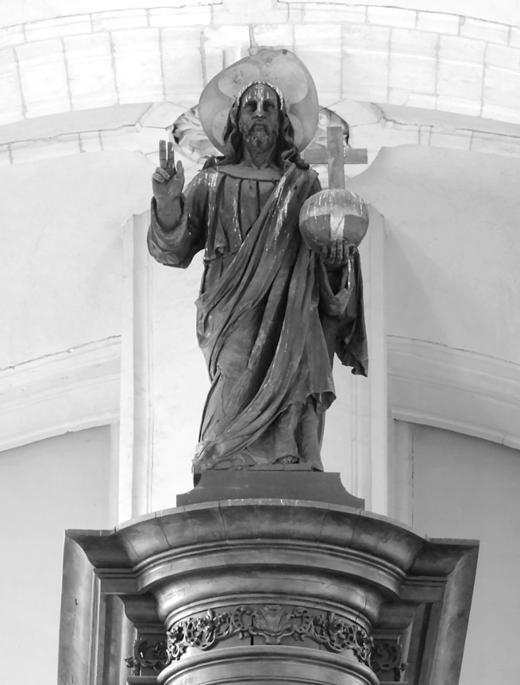 Un détail du grand orgue de la collégiale Saint-Pierre de …