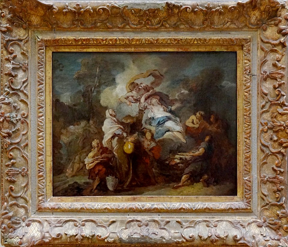 "Le Sacrifice d'Iphigénie" (esquisse), François Le Moyne. …